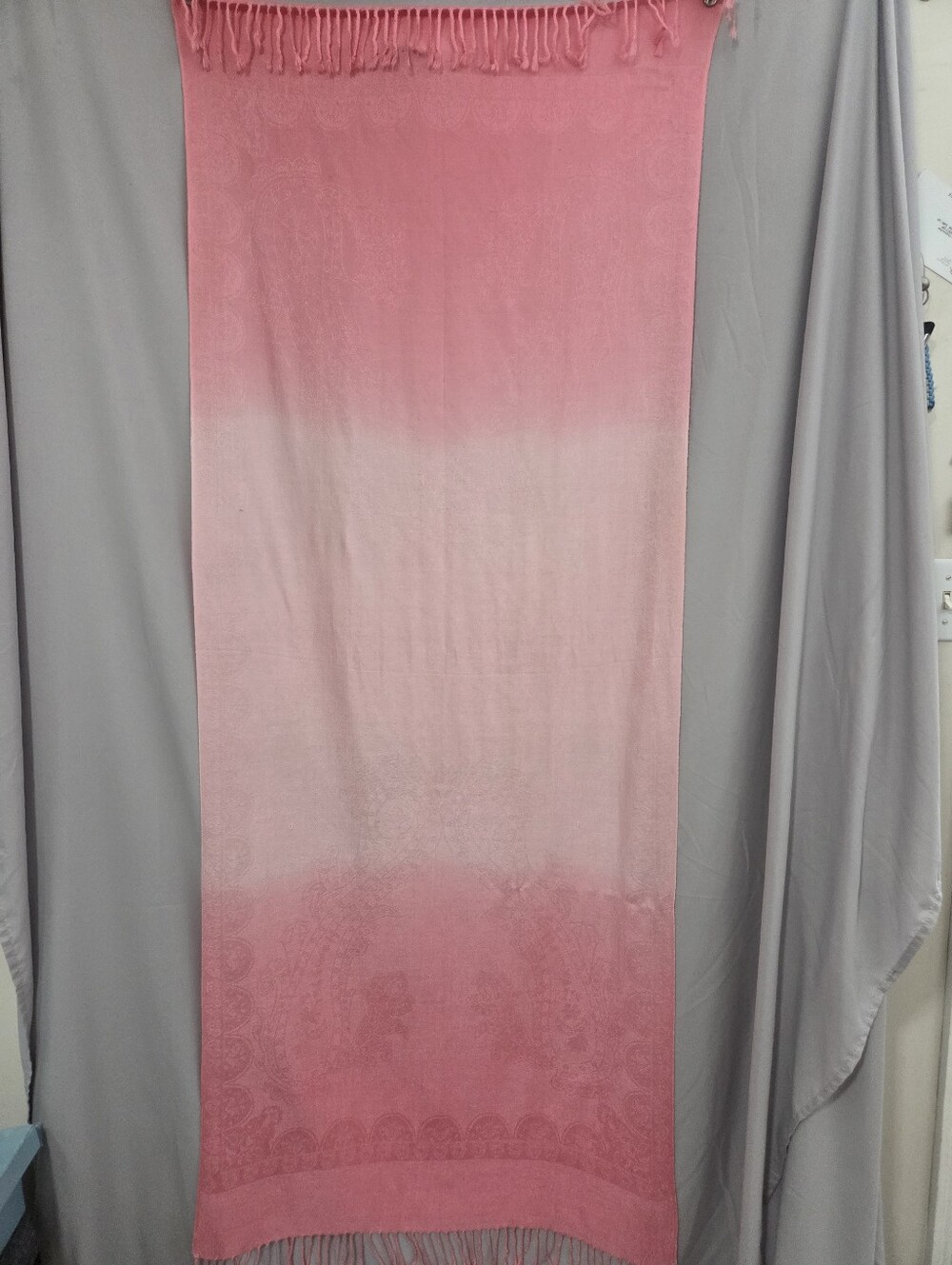 Pink Ombre Lightweight Scarf Wrap